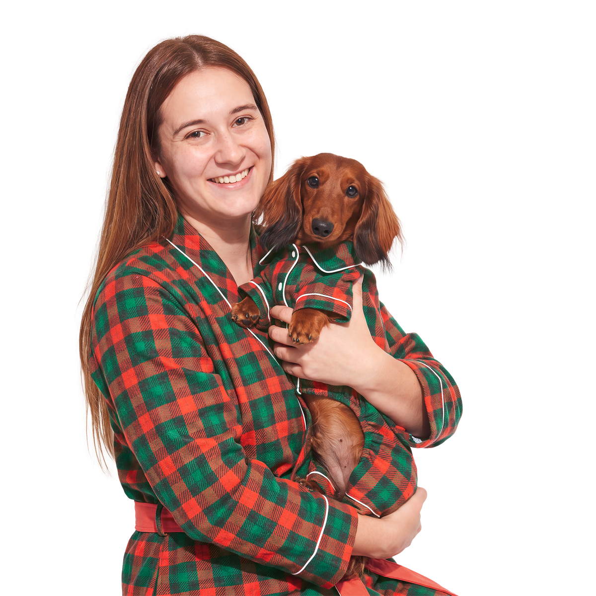 Howliday PJs For Two Dog PJ & Human Robe Set