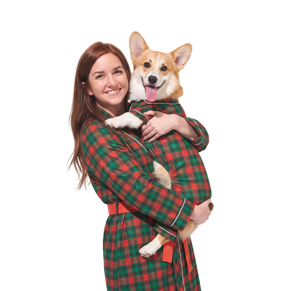Howliday PJs For Two Dog PJ & Human Robe Set