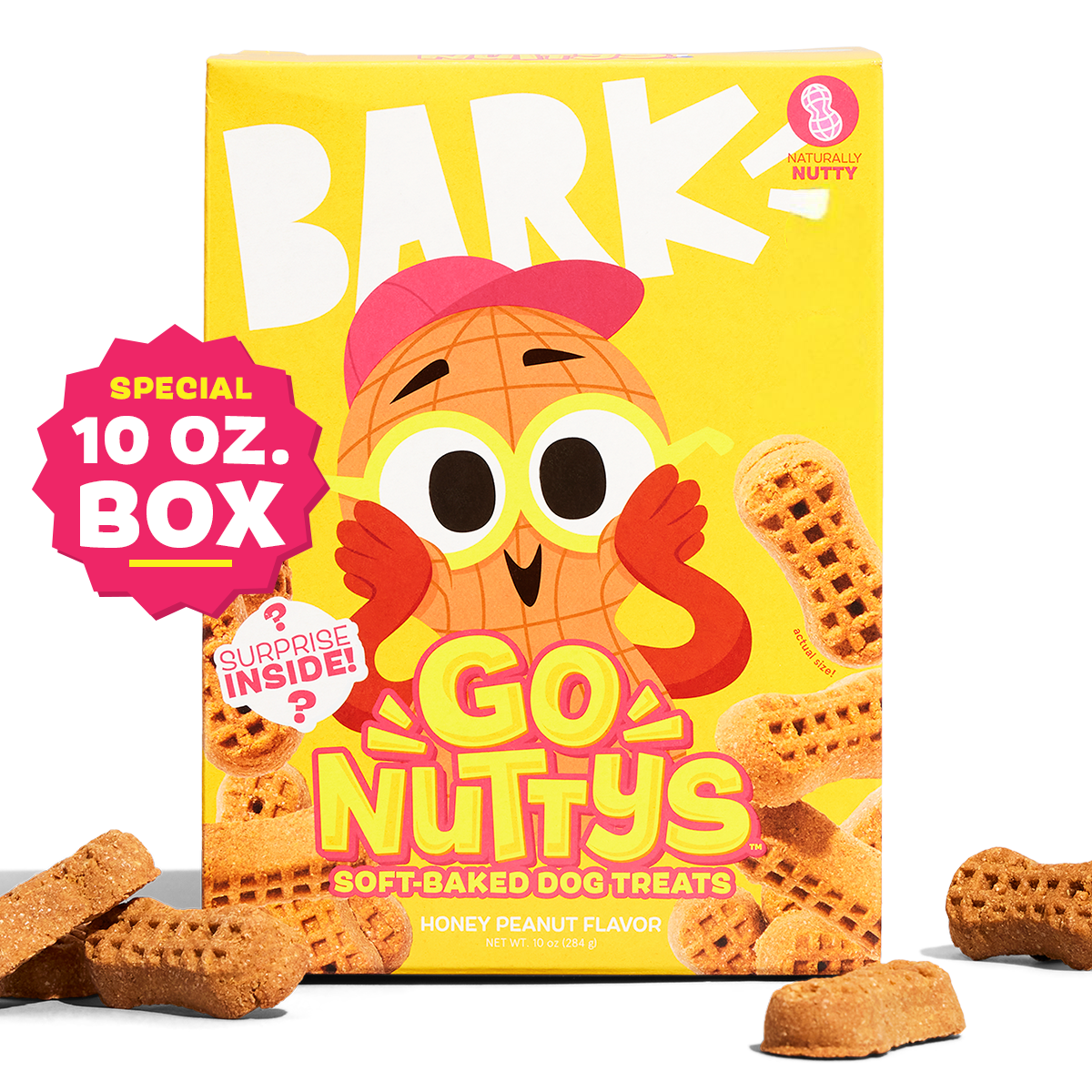 Go Nutty's™ Soft baked Dog Treats - Honey Peanut Flavor