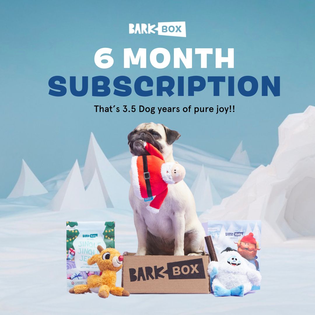BarkBox 6 Month Prepaid Gift Subscription