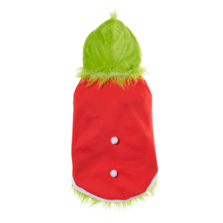 Grouchy Slouchy Grinch Costume & Toy Bundle For Super Chewer