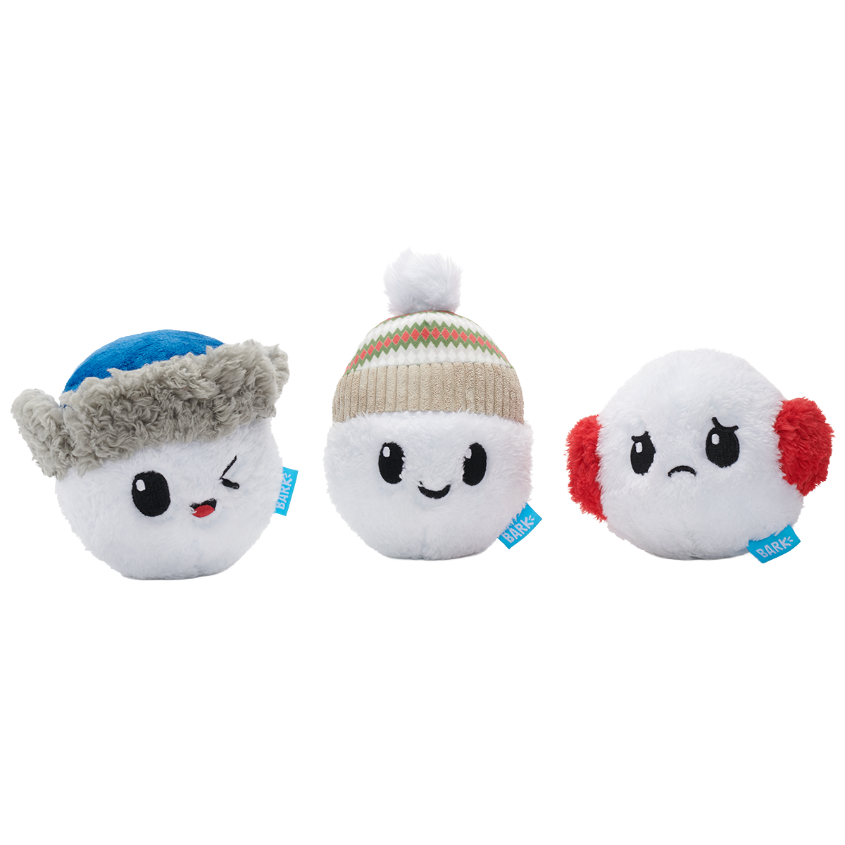 Snowman Dog Toys + Dog Scarf & Human Hat Holiday Gift Box