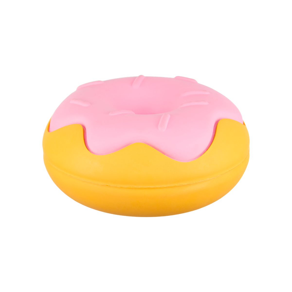 Dunkin'® Strawberry Donut Super Chewer Durable Dog Toy