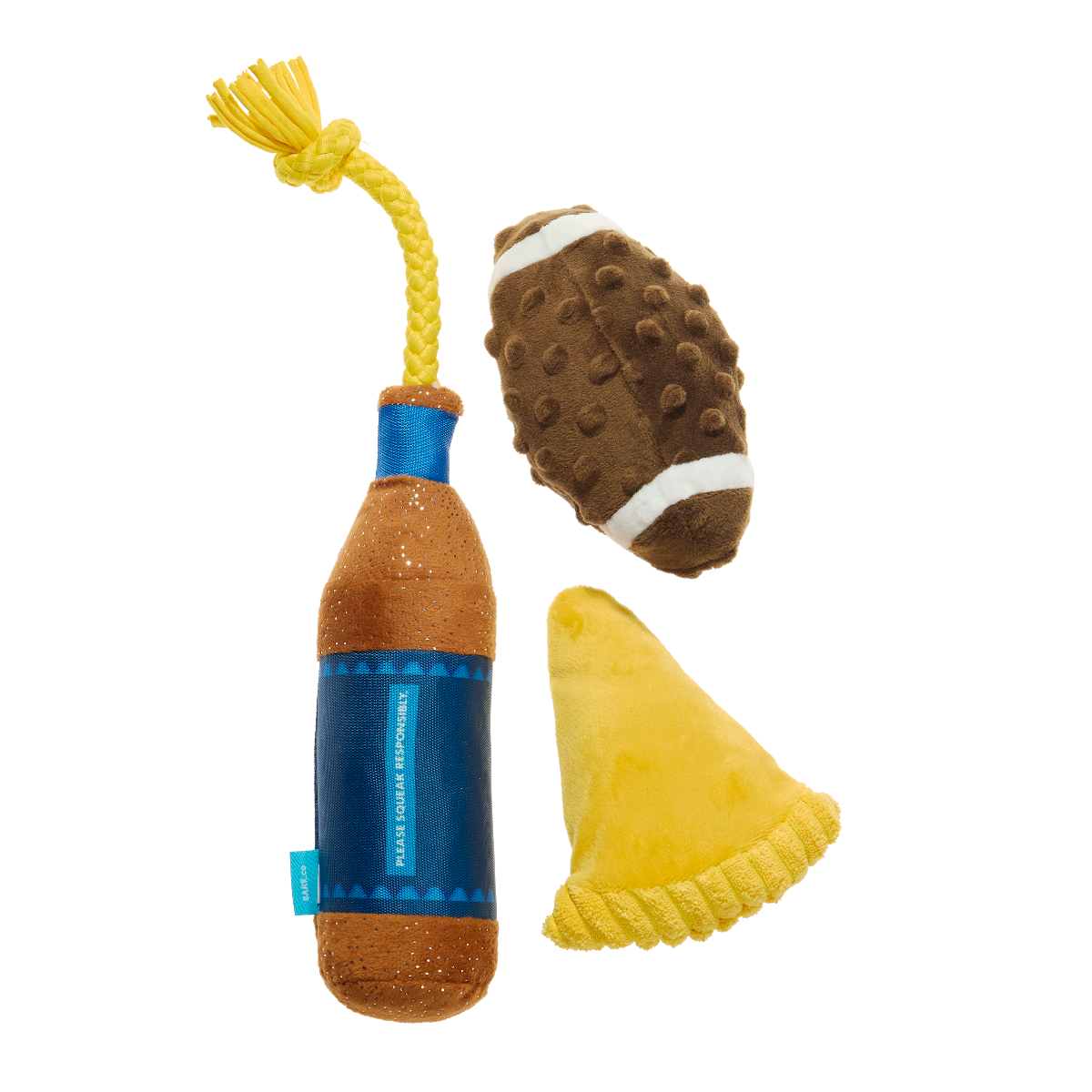 Big Game Bundle Plush Multi-Part + Tug Dog Toy