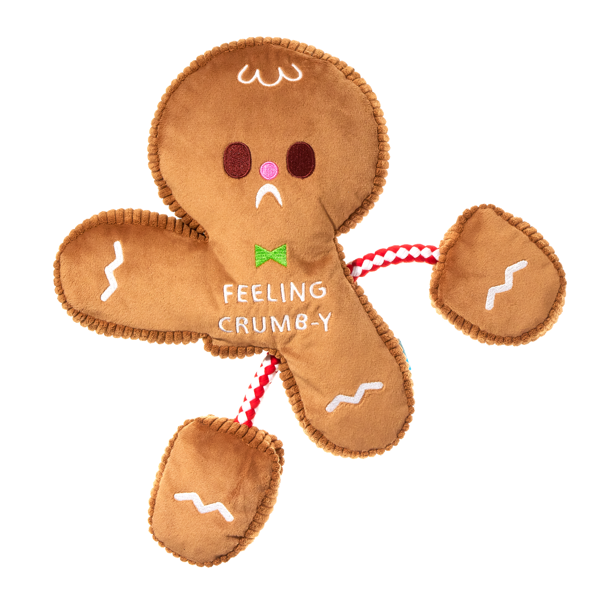 The Crumbum King Plush Extra-Large + Tug Dog Toy