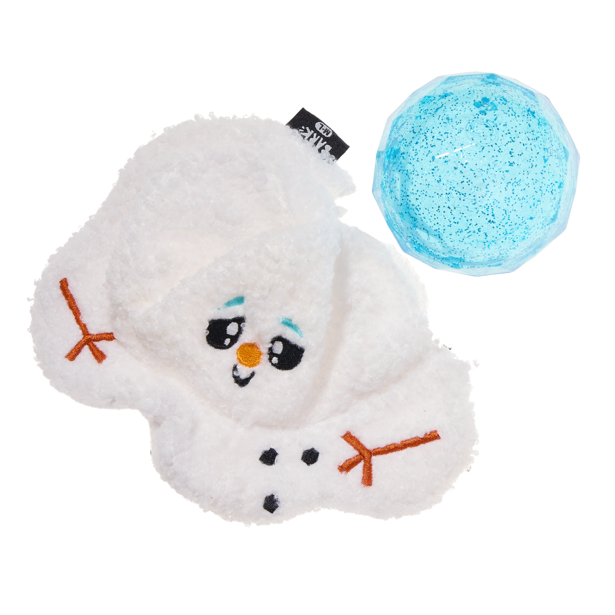 Snowman Dog Toys + Dog Scarf & Human Hat Holiday Gift Box