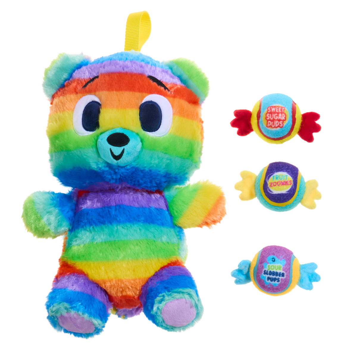 Buster the Piñata Plush Multi-Part + Enrichment + Fetch Dog Toy