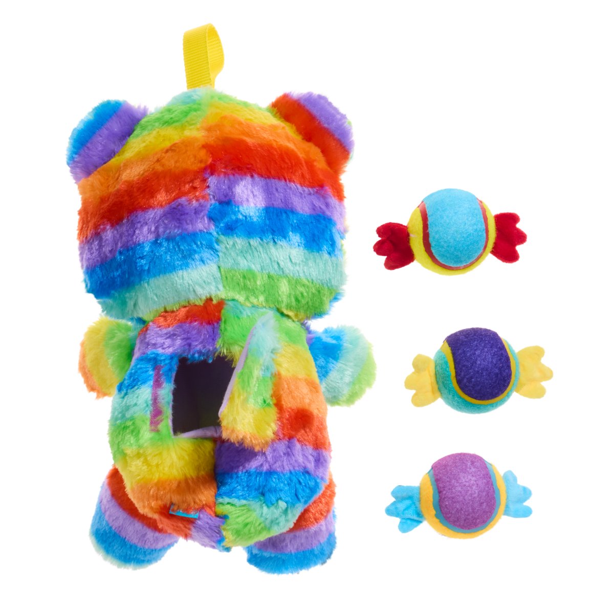 Buster the Piñata Plush Multi-Part + Enrichment + Fetch Dog Toy