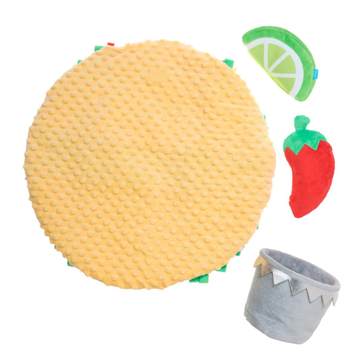 Extra-Snuffed Burrito Plush Extra-Large Multi-Part + Enrichment Dog Toy