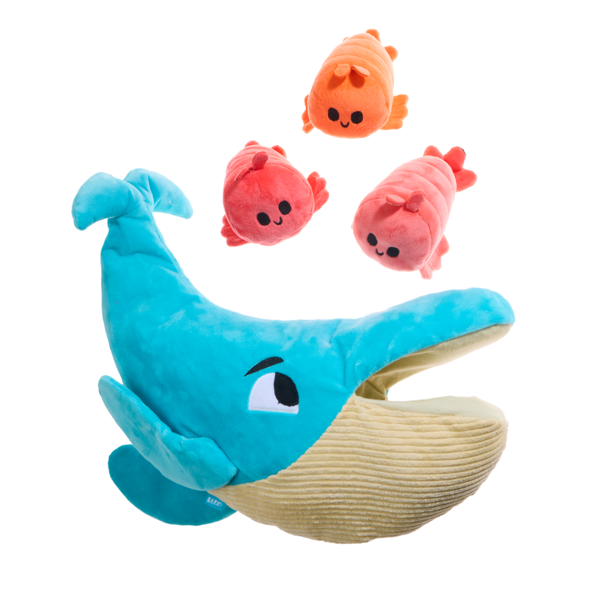 Hungry Hungry Humpback Plush Extra-Large + Multi-Part Dog Toy