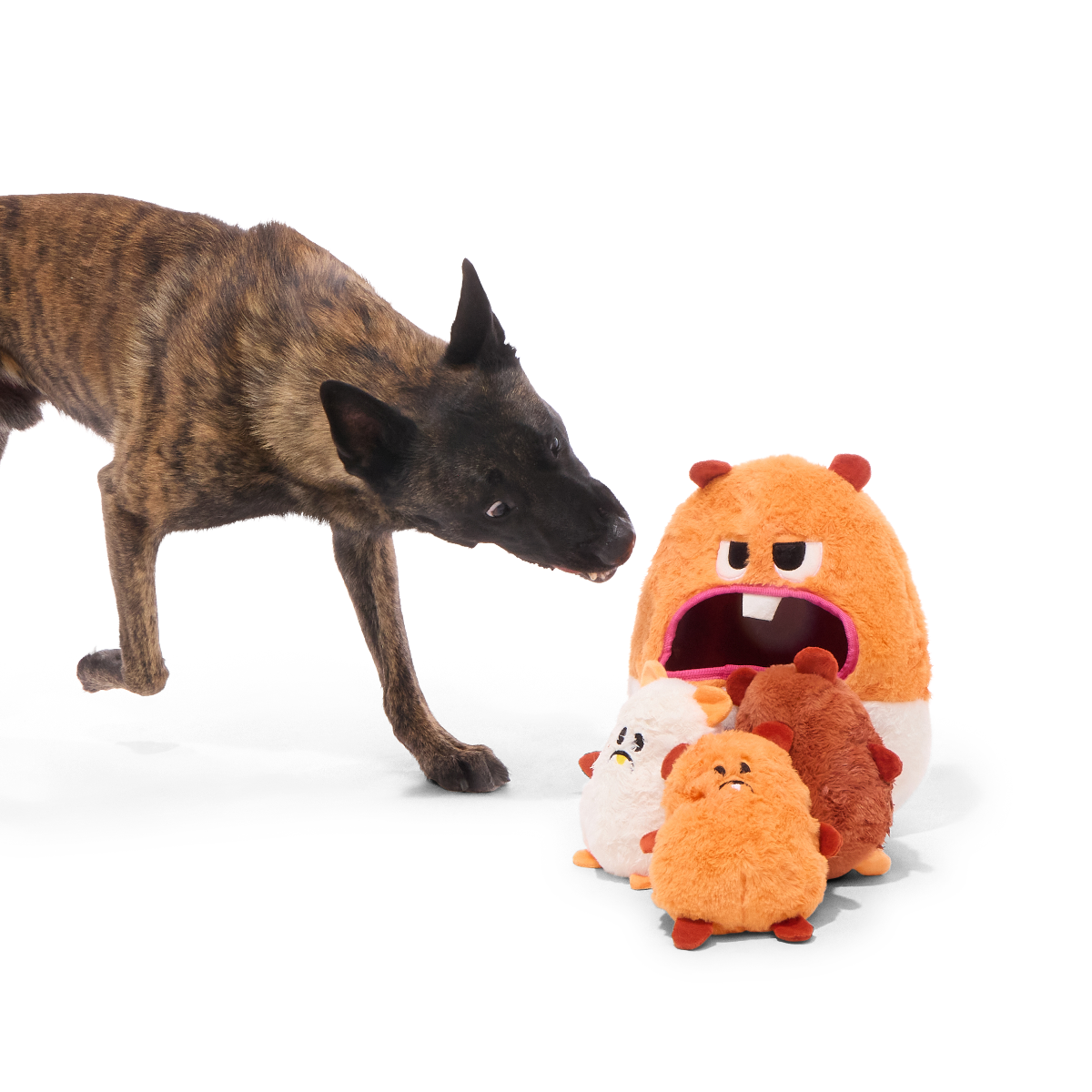 Hannibal Hamster Plush Extra-Large Multi-Part Dog Toy