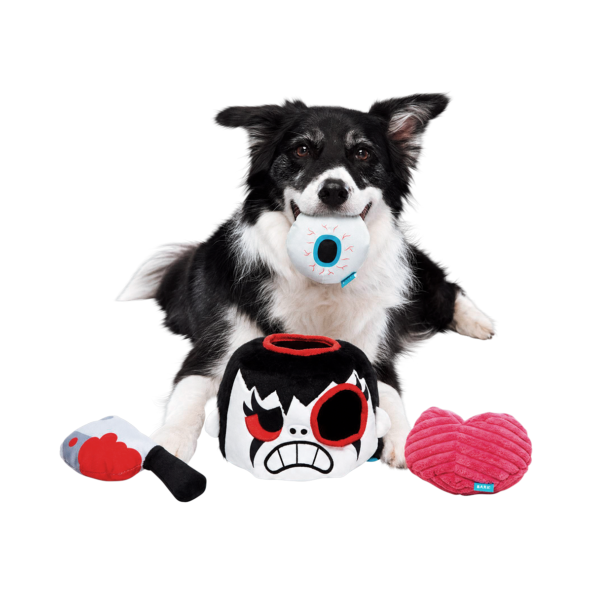Dead Head Burow Plush Multi-Part + Enrichment Dog Toy