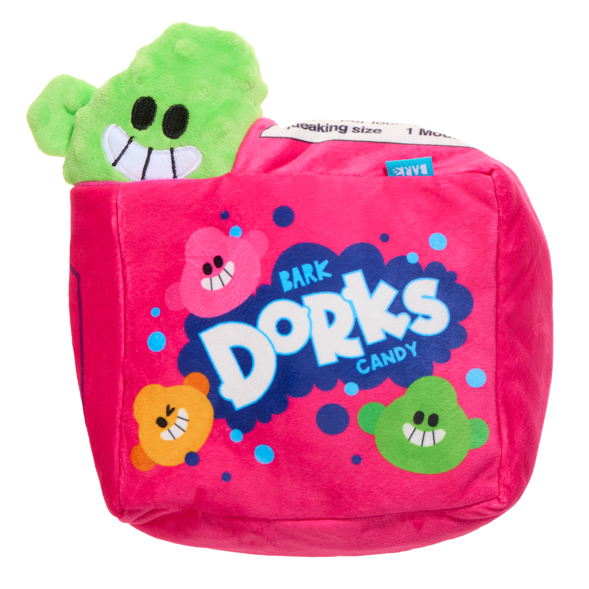 Dorks Plush Multi-Part + Enrichment Dog Toy