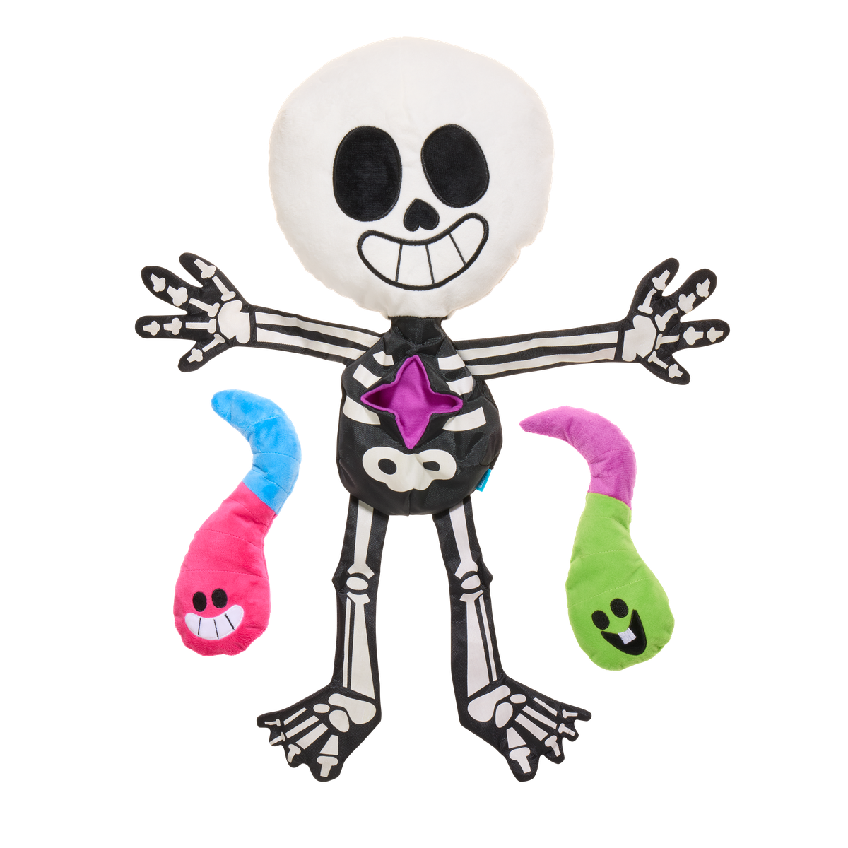 Skeleton Gnawtopsy Plush XXL Multi-Part + Tug + Enrichment Dog Toy