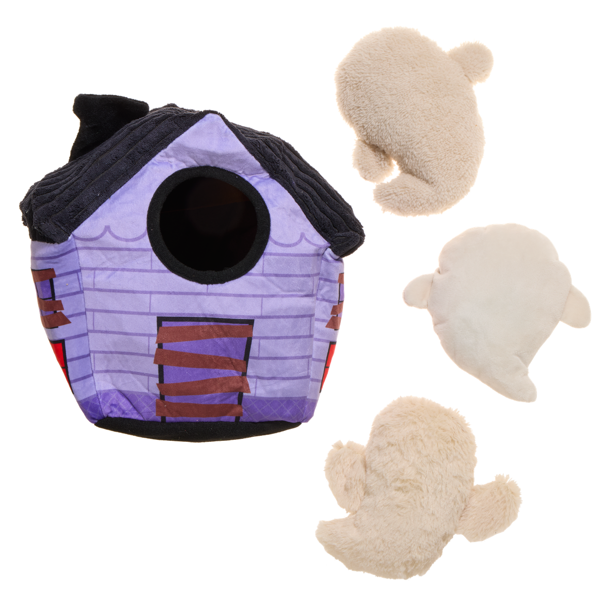Paranormal Snacktivity Plush Extra-Large + Multi-Part + Enrichment Dog Toy