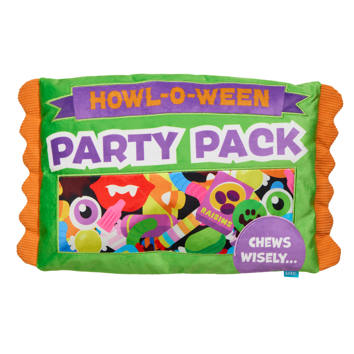 Chomp-Size Candy Pack Plush Extra-Large + 2-in-1 Dog Toy