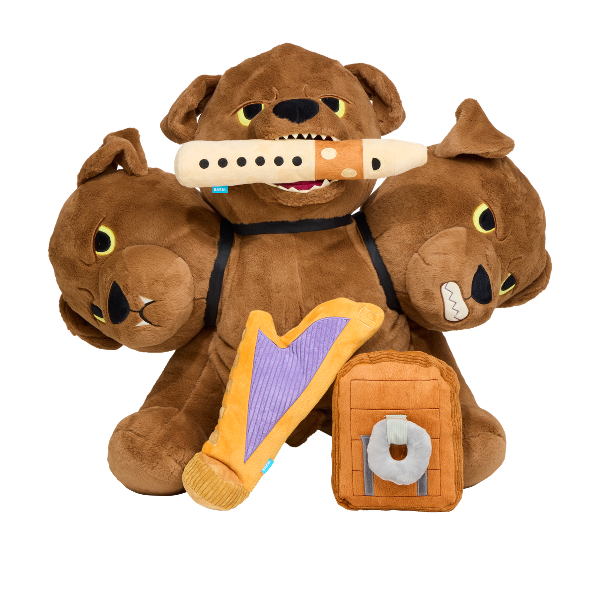 Sleepytime Fluffy Plush XXL Multi-Part + Enrichment Dog Toy