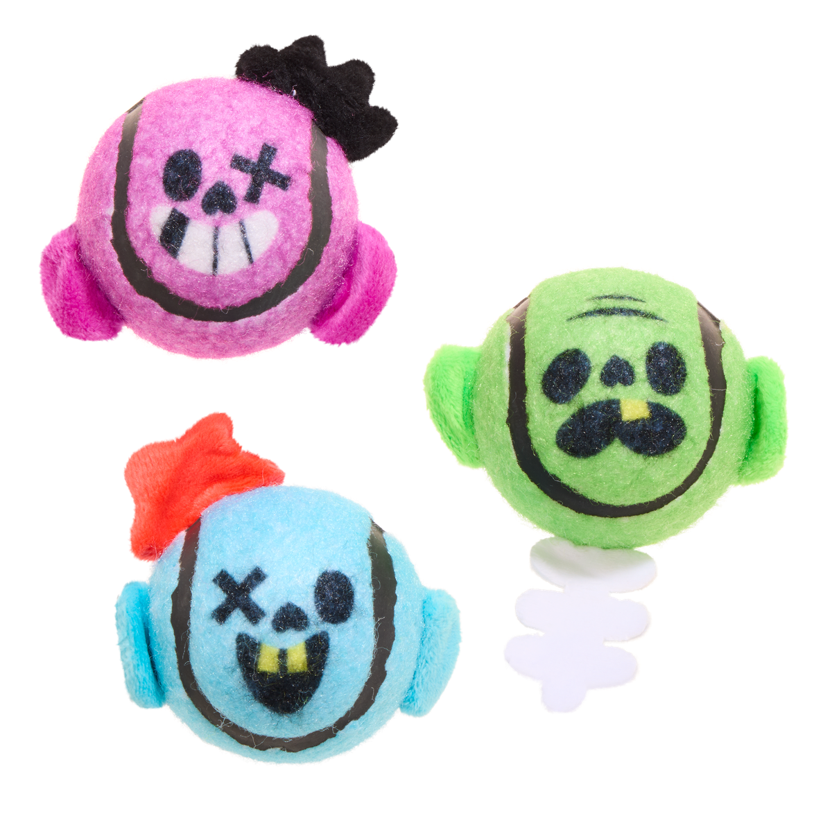 Tennis Ball Club, 3 Squeaky Monthly Tennis Ball Dog Toys