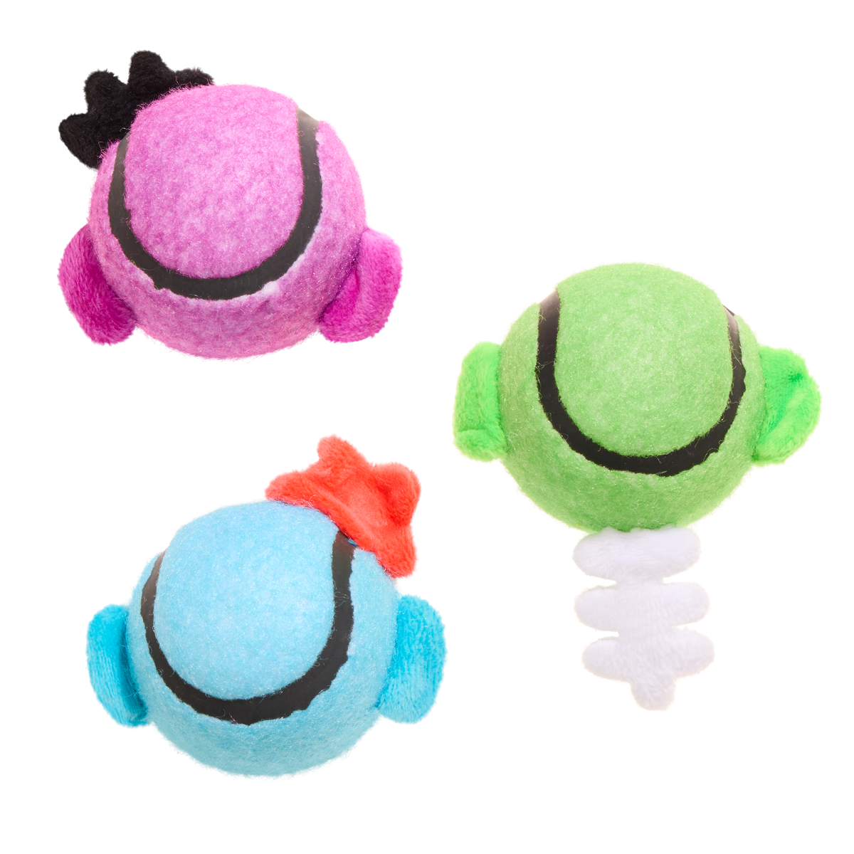 Tennis Ball Club, 3 Squeaky Monthly Tennis Ball Dog Toys
