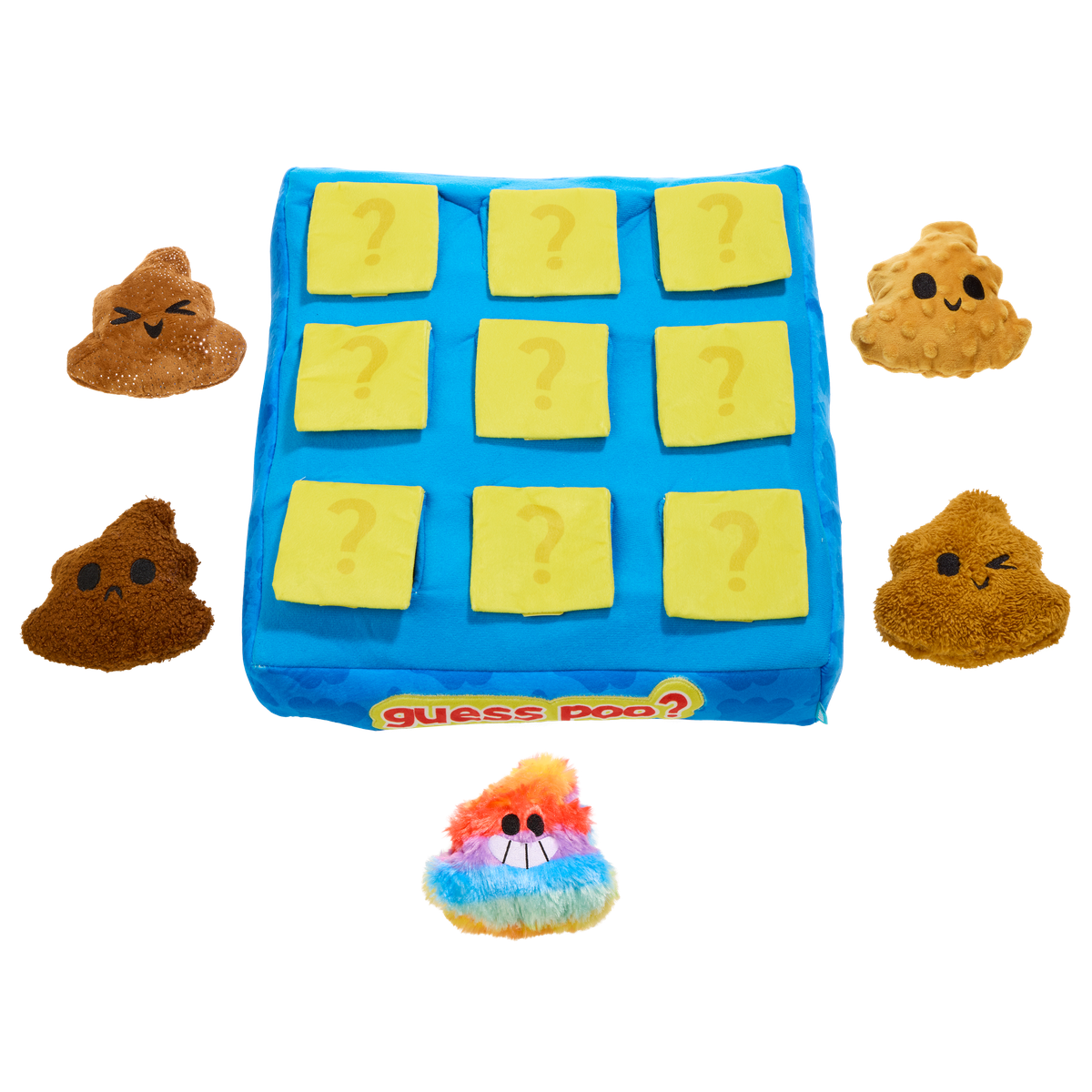 Guess Poo? Puzzle Plush Extra-Large + Multi-Part + Enrichment Dog Toy