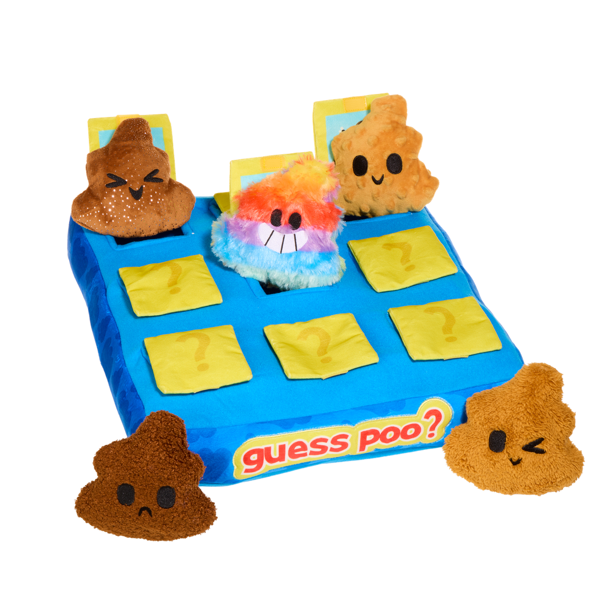 Guess Poo? Puzzle Plush Extra-Large + Multi-Part + Enrichment Dog Toy