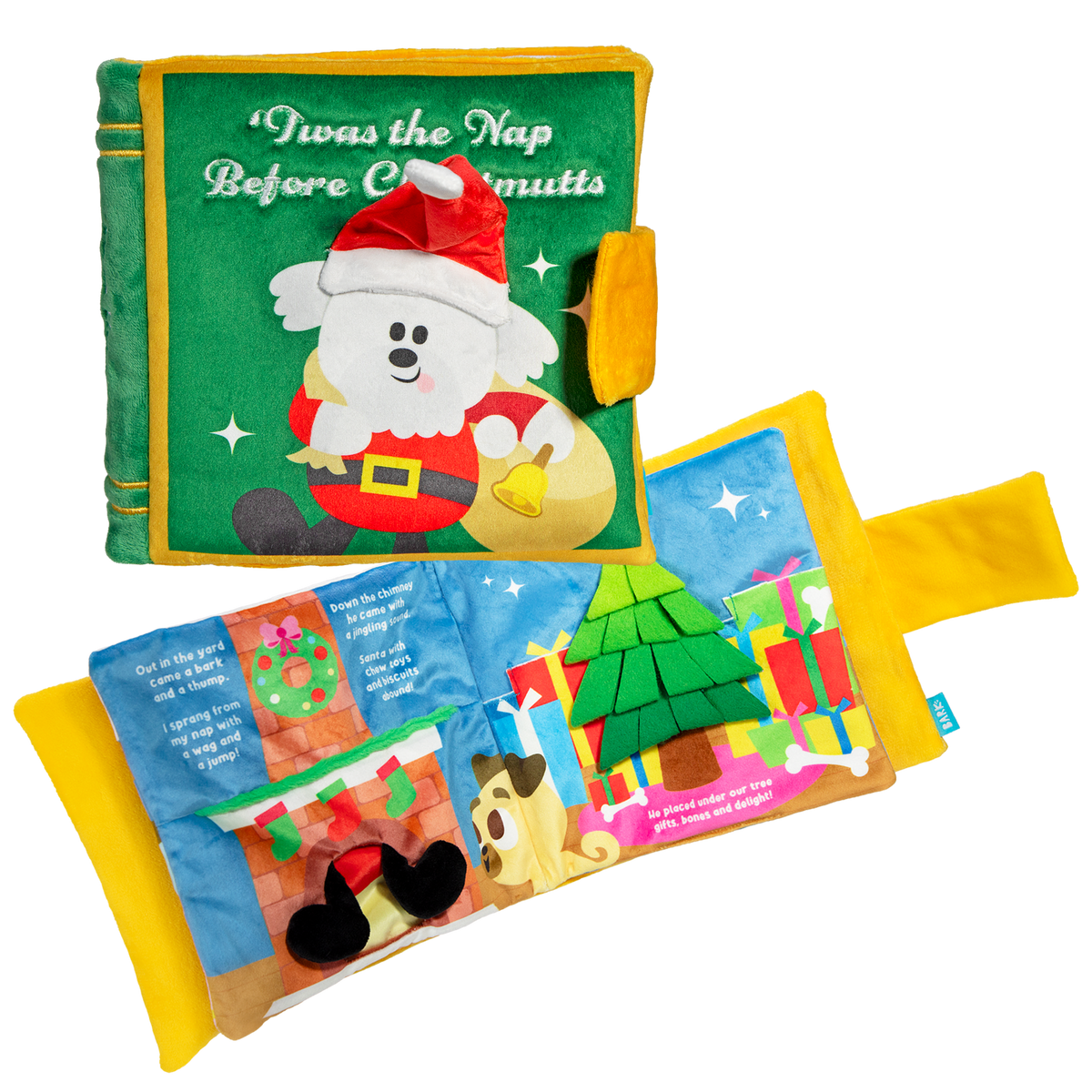 Twas The Nap Before Christmutts Plush Enrichment Dog Toy