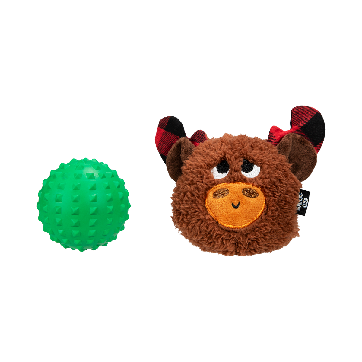 Plaidamoose Super Chewer Durable 2-in-1 + Fetch Dog Toy