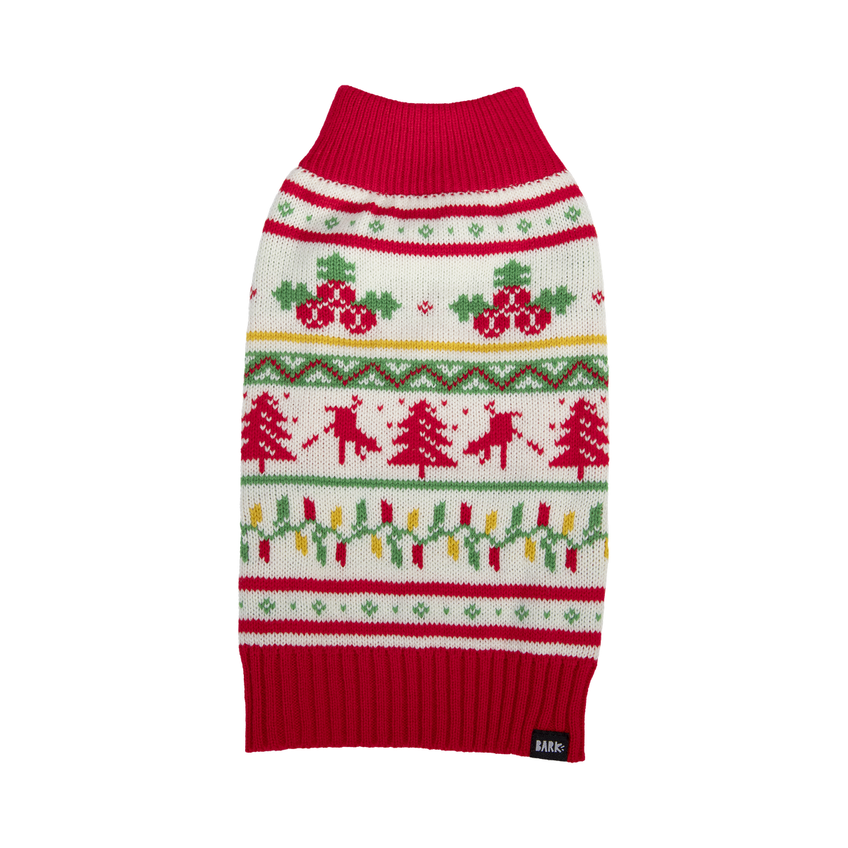 Howliday Dog Sweater#Size_S