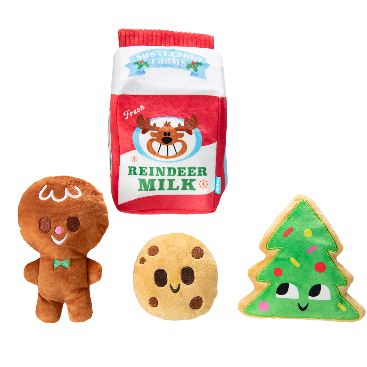 North Pole Noms Plush Multi-Part + Enrichment Dog Toy