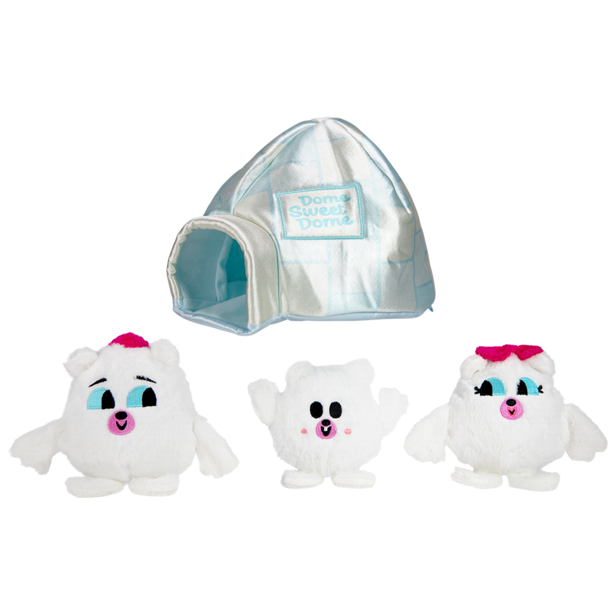 Dome Sweet Dome Plush Multi-Part + Enrichment Dog Toy