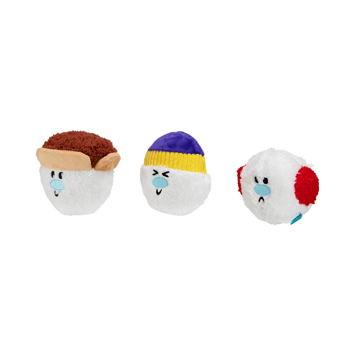 Ice Ice & Baby Plush Multi-Part + Fetch Dog Toy