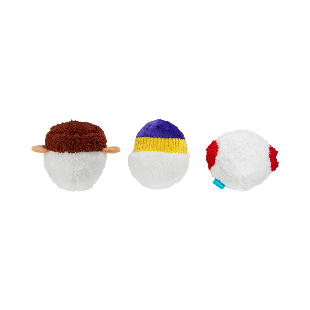 Ice Ice & Baby Plush Multi-Part + Fetch Dog Toy