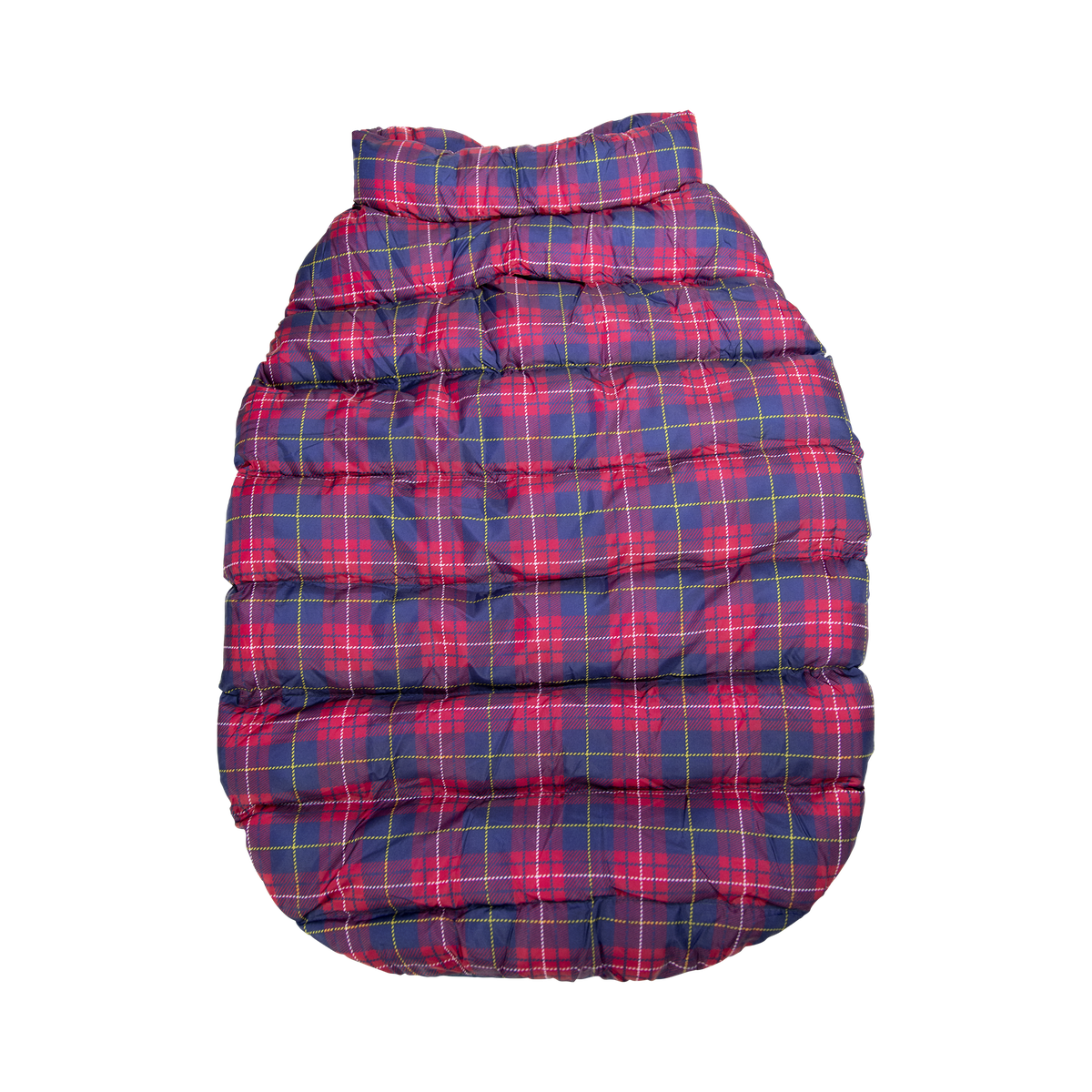 Plaid Dog Puffer#Color_Red