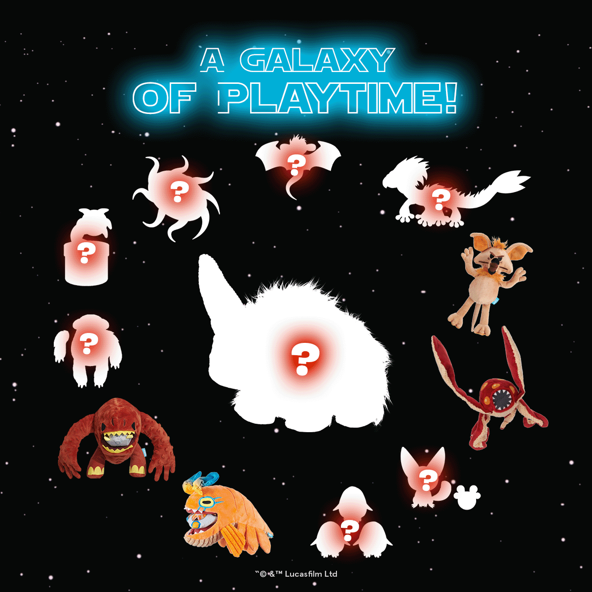 Star Wars™ Creature Club, Plush Monthly Dog Toys