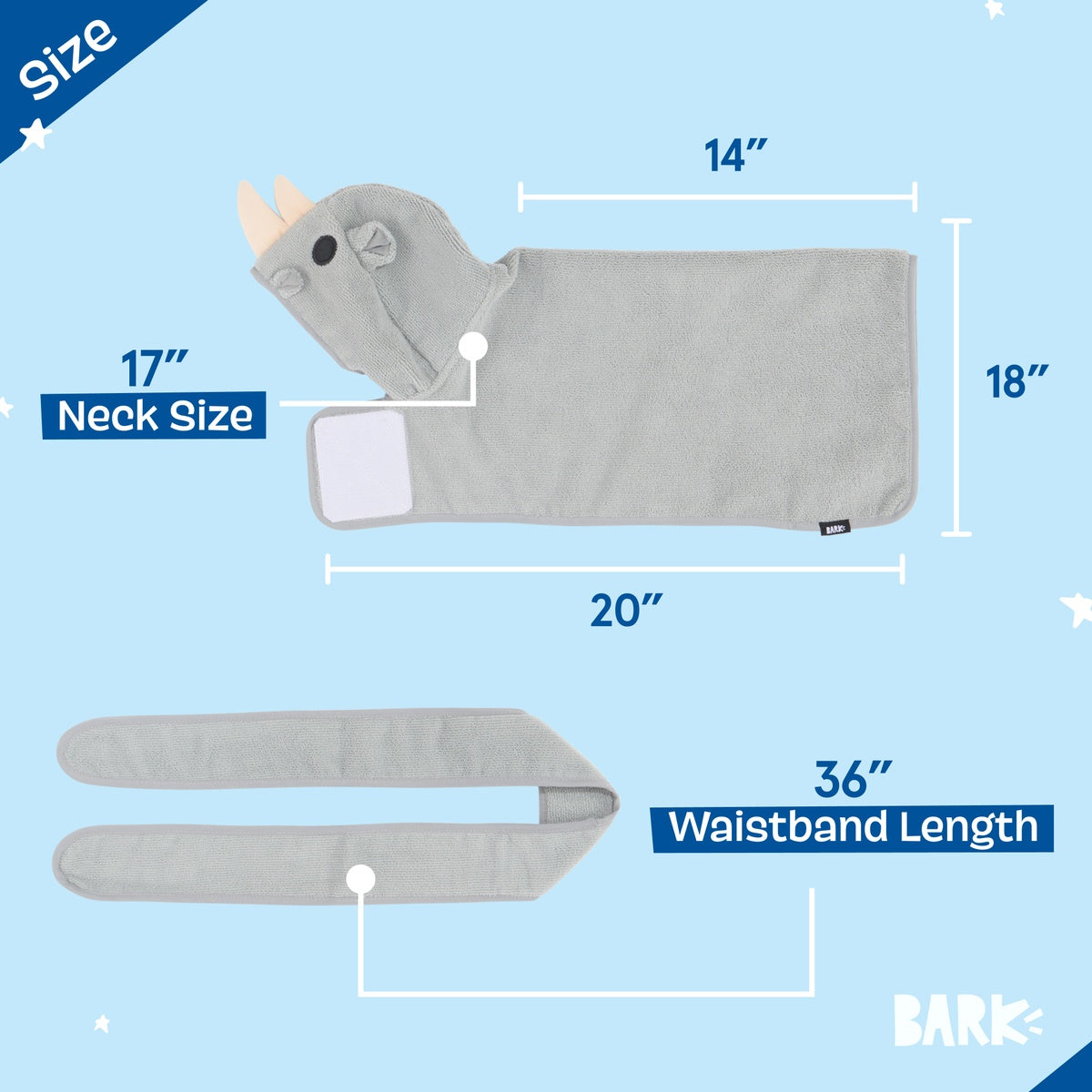 Rhino Bark n' Bathe Robe#Size_S