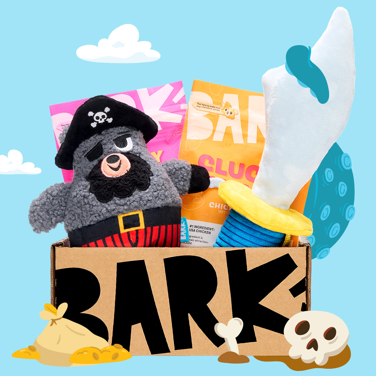 BarkBox + No Free Dog Bed: Monthly Subscription