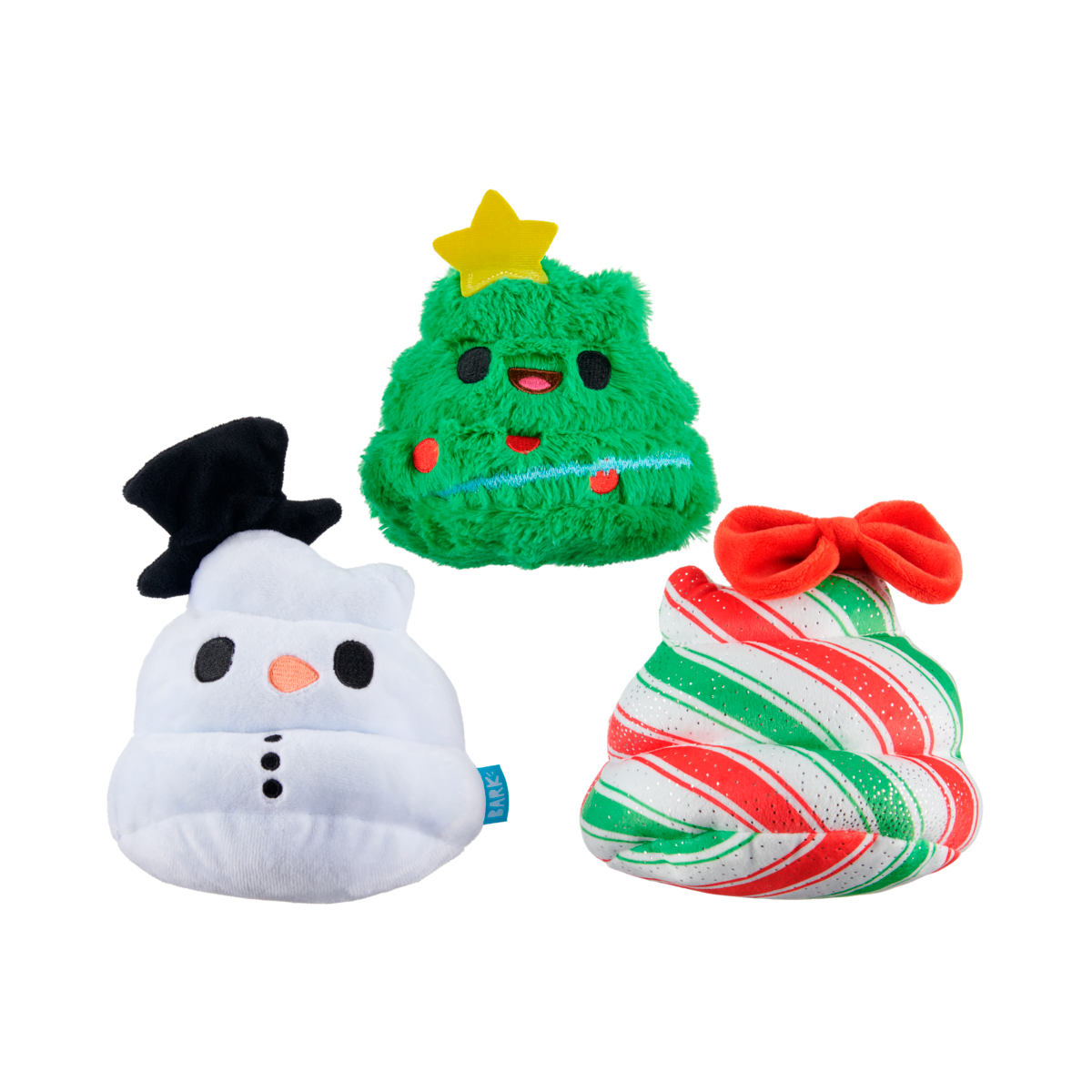 Crappy Holidays Multipart Plush Dog Toy Bundle