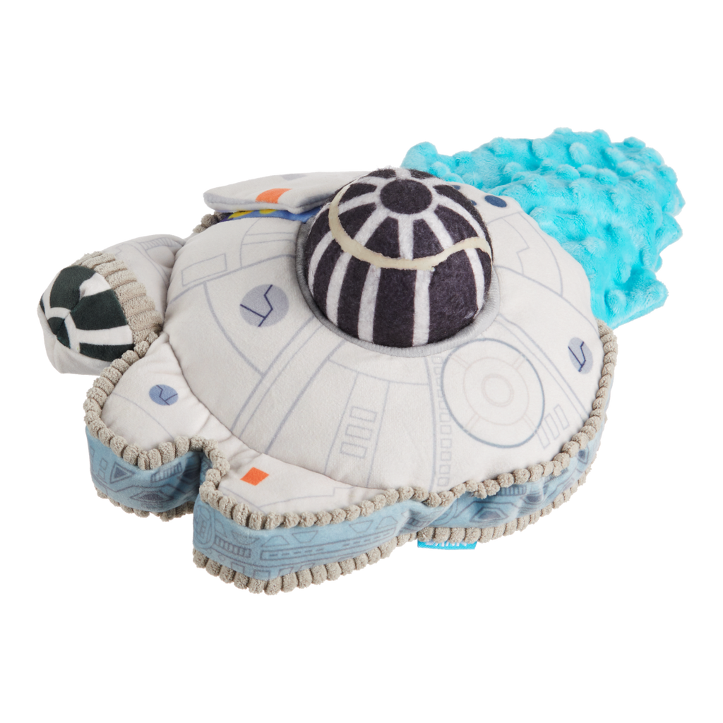 Ultimutt Milennium Falcon™ Plush Multi-Part + Fetch Dog Toy – BARK