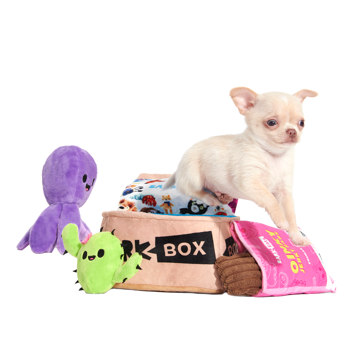 Fun Size BarkBox Plush Multi-Part Dog Toy#Size_S