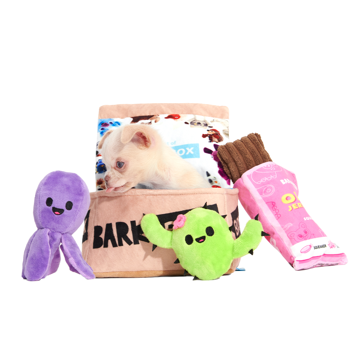 Fun Size BarkBox Plush Multi-Part Dog Toy#Size_S