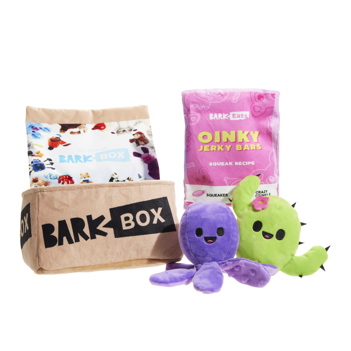 Fun Size BarkBox Plush Multi-Part Dog Toy
