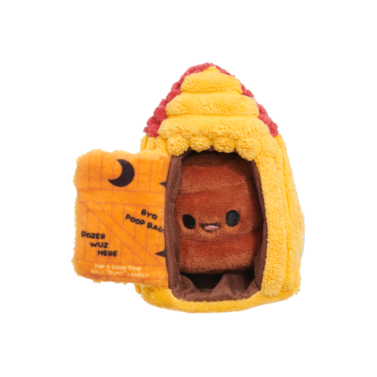 Turdbert's Snouthouse Plush Multi-Part + Enrichment Dog Toy