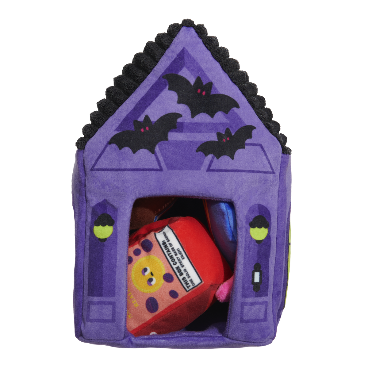 Squeak Street Trick-or-Treat Plush Multi-Part Dog Toy