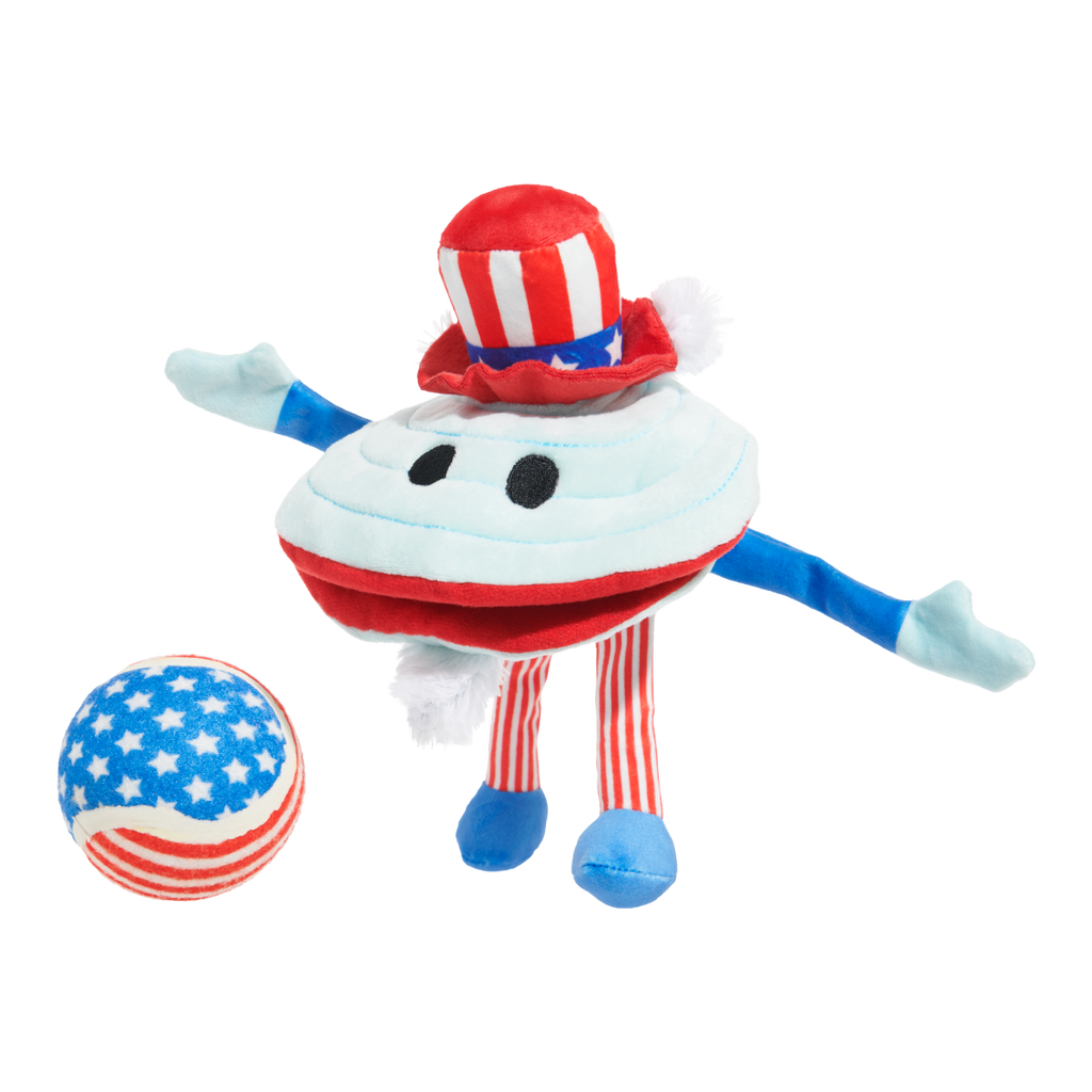 Calmys toy クレクレUMA クレティ　オコボレ君付き Uncle Clam Plush Multi-Part + Fetch + Enrichment Dog Toy – BARK