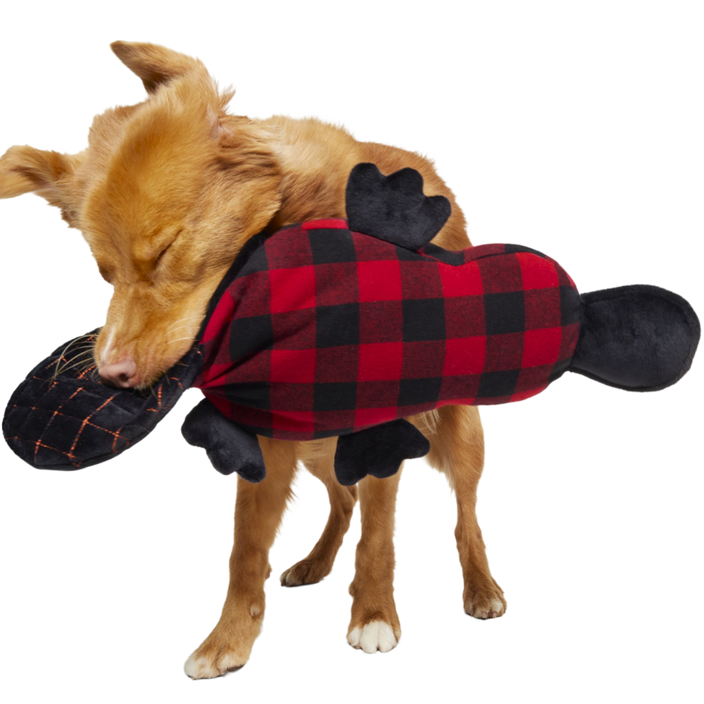 Plaidypus Plush XXL Tug Dog Toy – BARK