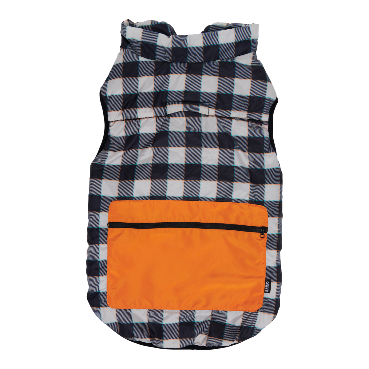 Plaid To The Bone Puffer Vest