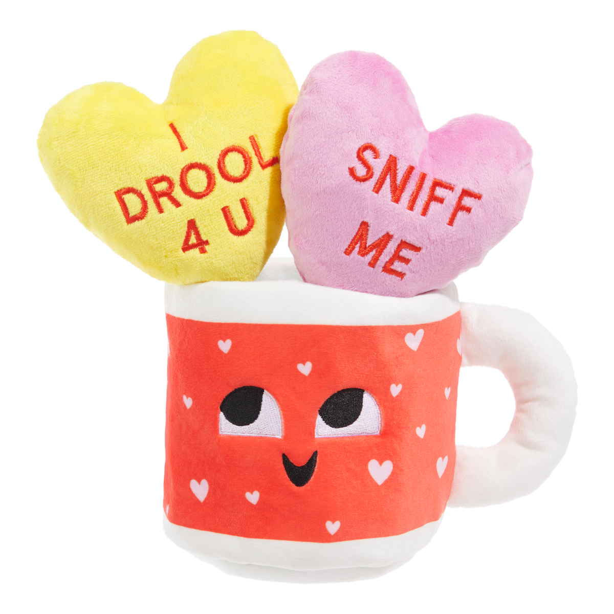 Mugs n' Kisses Plush Multi-Part + Enrichment Dog Toy