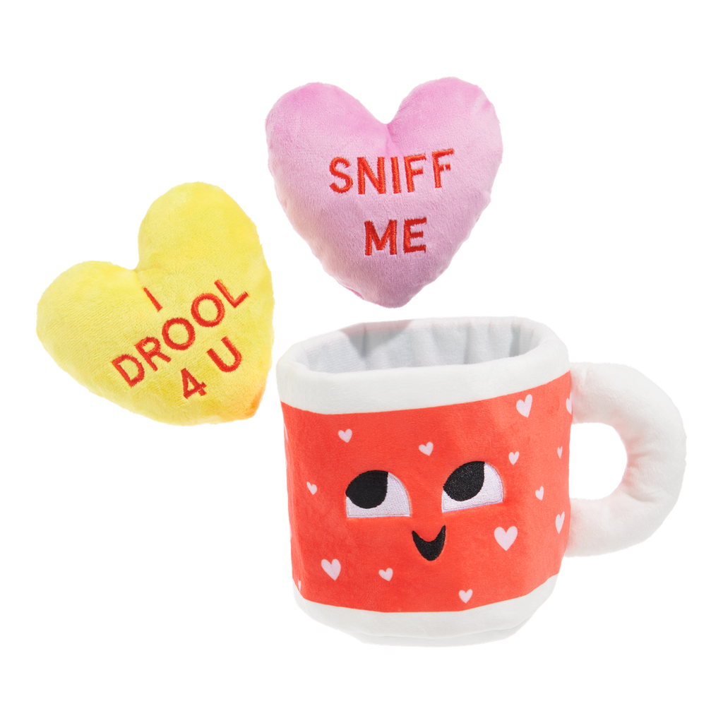 Mugs n' Kisses Plush Multi-Part + Enrichment Dog Toy – BARK