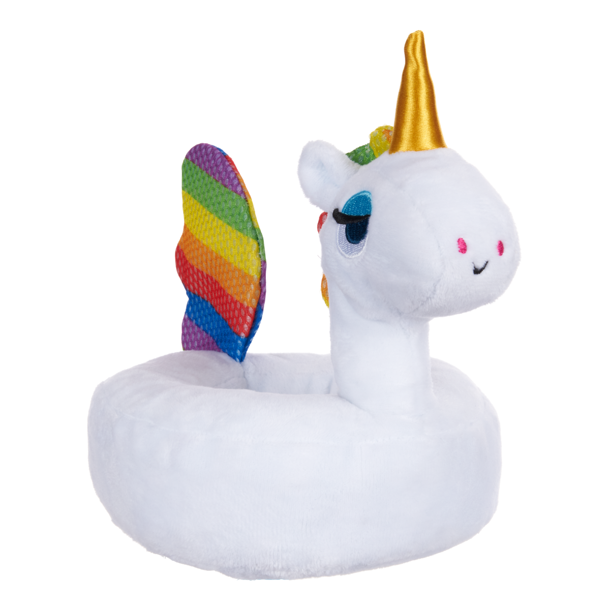 Tina the Tubular Unicorn Plush Tug Dog Toy