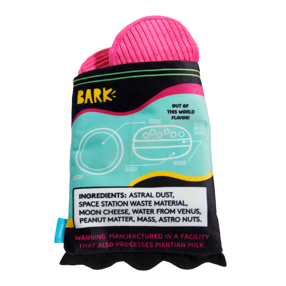 Space Yums! Plush Multi-Part + Enrichment + Fetch Dog Toy